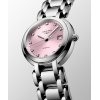 Montre Longines Longines primaluna 30 mm Automatique Cadran Rose "soleil" Bracelet Acier