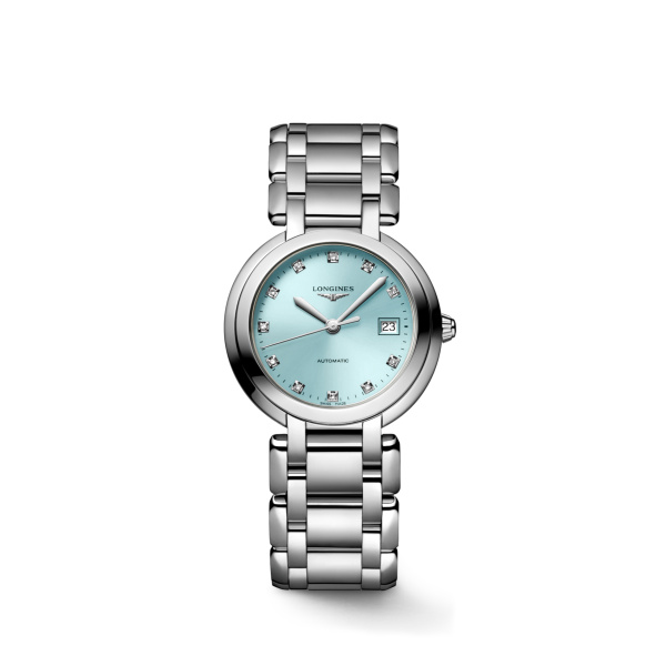 Montre Longines Longines primaluna 30 mm Automatique Cadran Bleu soleillé Bracelet Acier