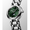 Montre Longines Longines primaluna moonphase 30.50 mm Quartz Cadran Vert Bracelet Acier