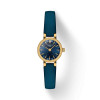Montre Tissot Lovely Round Quartz Cadran Bleu Bracelet Cuir Bleu