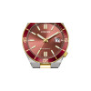 Montre Citizen Tsuyosa 40mm Shore Cadran Rouge Bracelet Acier PVD Jaune
