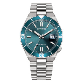 Montre Citizen Tsuyosa 40mm Shore Cadran Bleu Turquoise Bracelet Acier