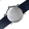 Montre Occasion Chopard Happy Sport Chronographe 5 Diamants Mobiles Bracelet Caoutchouc Bleu