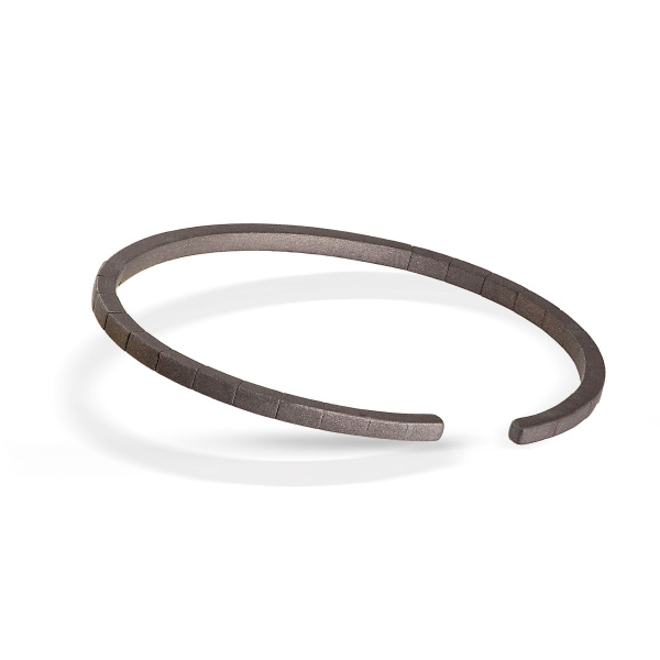 Bracelet Mano J Spring en titane et 27 diamants bruns de 1 point