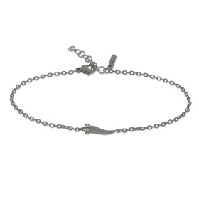 Bracelet Mano J MINI HORN en titane et diamants bruns