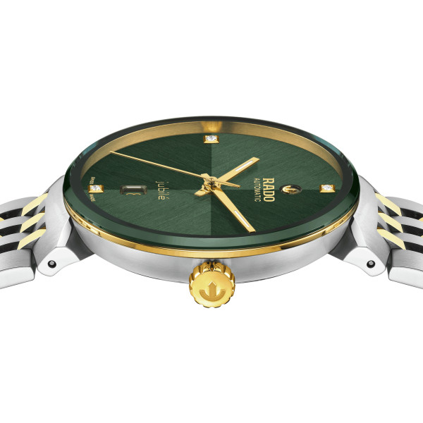 Montre Rado Florence Automatic Automatique Cadran Vert Bracelet Argenté