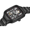 Montre Rado True Square Open Heart X Ji Chang-wook Limited Edition Automatique CadranBracelet Noir