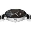 Montre Rado Centrix Moonphase Limited Edition Quartz Cadran Noir Bracelet Noir