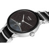 Montre Rado Centrix Moonphase Limited Edition Quartz Cadran Noir Bracelet Noir