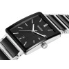 Montre Rado Integral Diamonds Quartz Cadran Noir Brossé Bracelet Céramique Noir