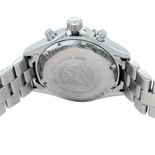 Montre Occasion Breitling Transocean Chronographe Quartz Bracelet Acier 42mm