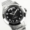 Montre Hamilton Khaki Field King Day-Date 40 mm Cadran Noir Bracelet Acier