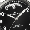 Montre Hamilton Khaki Field King Day-Date 40 mm Cadran Noir Bracelet Cuir de vachette