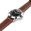 Montre Hamilton Khaki Field King Day-Date 40 mm Cadran Noir Bracelet Cuir de vachette