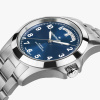Montre Hamilton Khaki Field King Day-Date 40 mm Cadran Bleu Bracelet Acier
