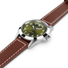 Montre Hamilton Khaki Field King Day-Date 40 mm Cadran Vert Bracelet Cuir de vachette