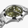 Montre Hamilton Khaki Field King Day-Date 40 mm Cadran Vert Bracelet Acier