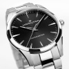 Montre Hamilton Jazzmaster Quartz 40 mm Cadran Noir Bracelet Acier