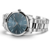Montre Hamilton Jazzmaster Quartz 40 mm Cadran Bleu Bracelet Acier