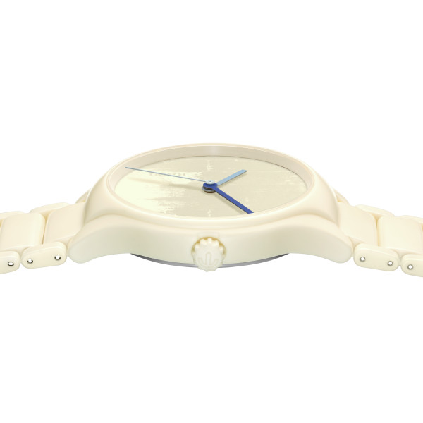 Montre Rado True Round x Les Couleurs Le Corbusier La Cité Radieuse Blanc Ivoire
