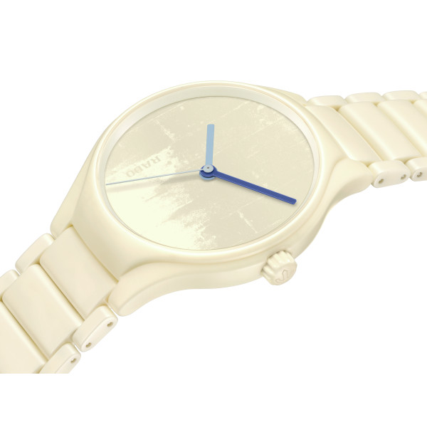 Montre Rado True Round x Les Couleurs Le Corbusier La Cité Radieuse Blanc Ivoire