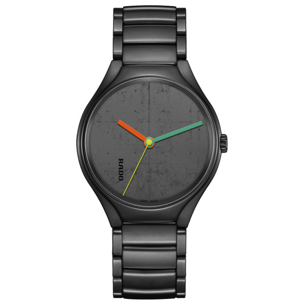 Montre Rado True Round x Les Couleurs Le Corbusier x Chandigarh Noir d'Ivoire