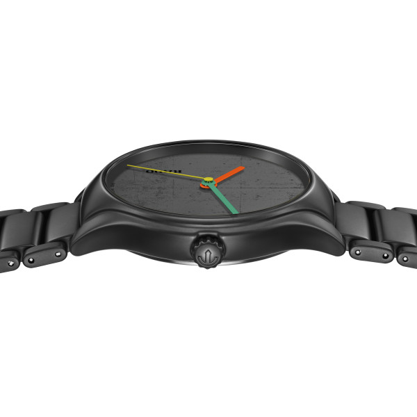Montre Rado True Round x Les Couleurs Le Corbusier x Chandigarh Noir d'Ivoire