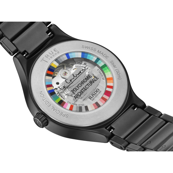 Montre Rado True Round x Les Couleurs Le Corbusier La Cité Radieuse Blanc Ivoire