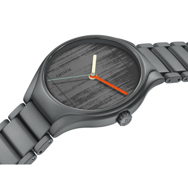Montre Rado True Round x Les Couleurs Le Corbusier x Cambridge Gris Foncé