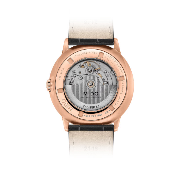 Montre Mido Commander Gradient Cadran Bleu Bracelet Cuir