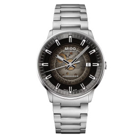 Montre Mido Commander Gradient Cadran Noir Bracelet Tissu