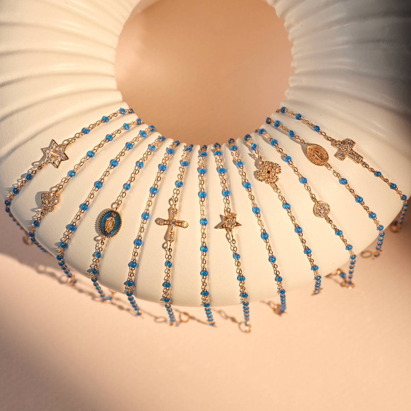 Bracelet gigi CLOZEAU Classique Or Rose 17cm