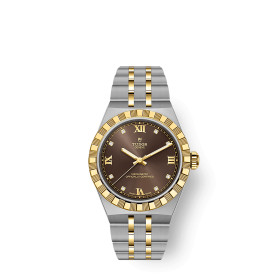 Montre TUDOR Royal 30 mm Cadran marron Acier inoxydable