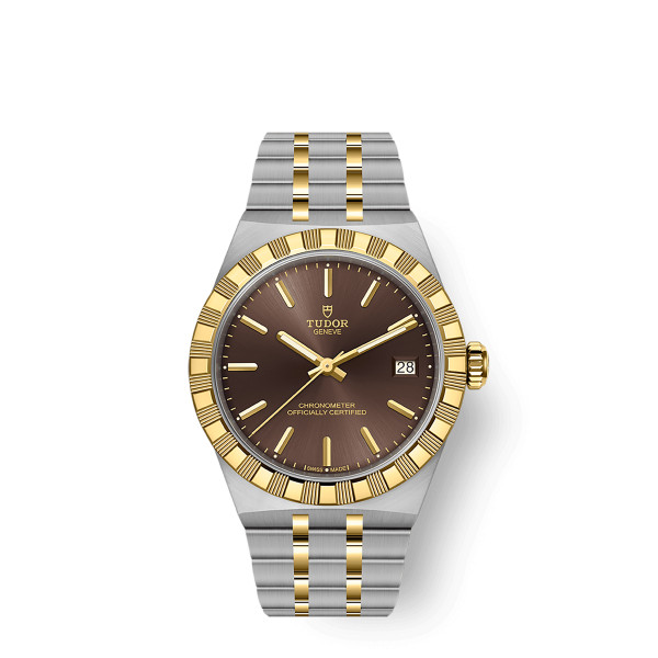 Montre TUDOR Royal 36 mm Cadran marron Acier inoxydable