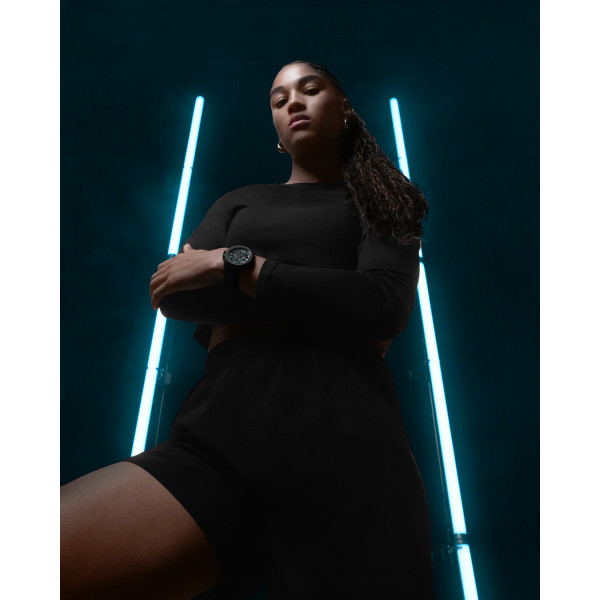 Montre Norqain Wild One 42mm Skeleton Chrono Turquoise Bracelet Caoutchouc Noir