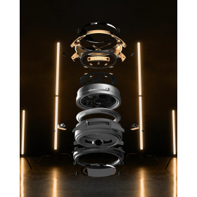 Montre Norqain Wild One 42mm Skeleton Chrono Red Gold Édition limitée Boucle Norteq