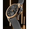 Montre Norqain Wild One 42mm Skeleton Chrono Red Gold Édition limitée Boucle Norteq