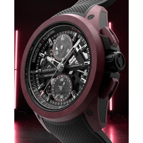 Montre Norqain Wild One 42mm Skeleton Chrono Édition limitée Bracelet Caoutchouc Noir