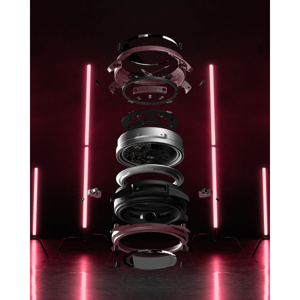 Montre Norqain Wild One 42mm Skeleton Chrono Édition limitée Bracelet Caoutchouc Noir