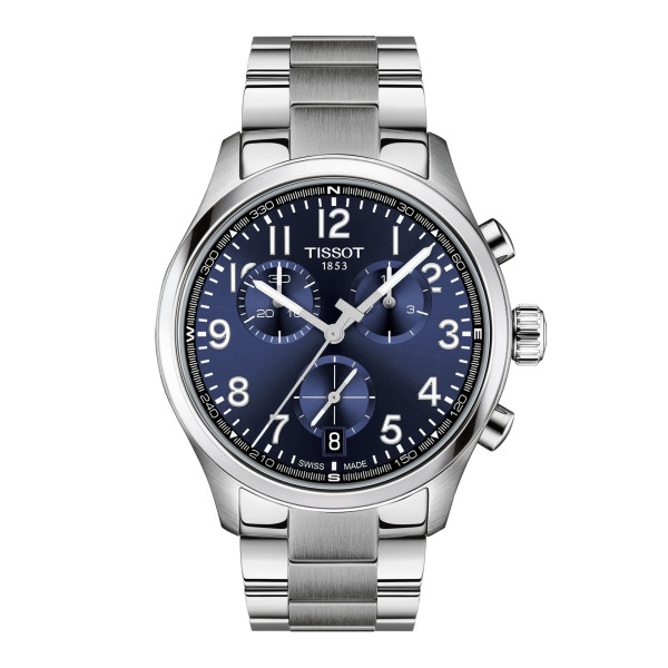 Montre Tissot Chrono L 42mm Quartz Cadran Bleu