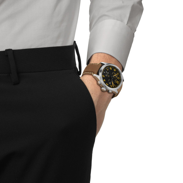 Montre Tissot Chrono L 42mm Quartz Cadran Noir