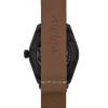 Montre Alpina Startimer Pilot Automatic 40mm Cadran Noir Bracelet Cuir Brun