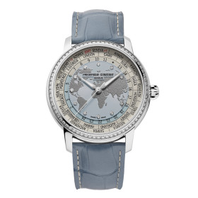 Montre Frederique Constant Manufacture Classic Worldtimer Bleu Azur Edition Limitée