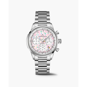 Montre Norqain Freedom 60 Chrono 40mm Enjoy Life "Sprinkles" Edition Bracelet Acier