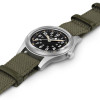 Montre Hamilton Khaki Field Expedition Automatique Cadran Noir Bracelet Textile 36mm