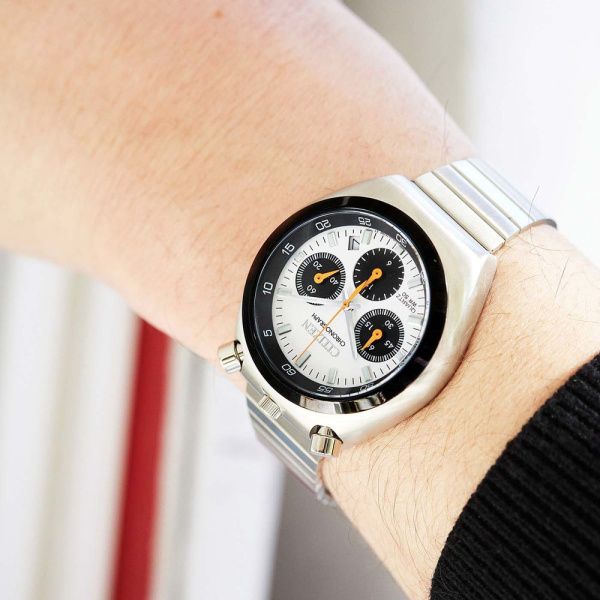 Montre Citizen AN3660-81A Acier inoxydable Blanc 38mm