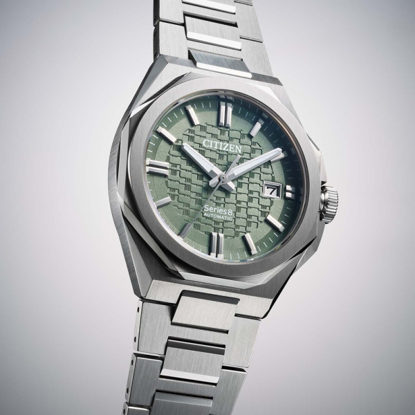 Montre Citizen NB6080-51W Acier inoxydable Vert clair 39.85mm