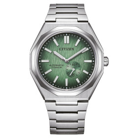 Montre Citizen Zenshin Super Titanium Mechanical Cadran Vert 40mm