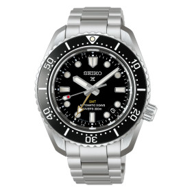 Montre Seiko Prospex Automatique GMT Diver 300M Cadran Noir Bracelet Acier