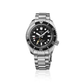 Montre Seiko Prospex Automatique GMT Diver 300M Cadran Noir Bracelet Acier